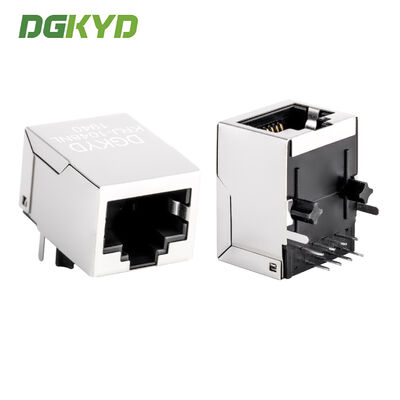 10/100 قاعدة CAT5 واجهة الشبكة الصناعية RJ45 المحمي مع المحول