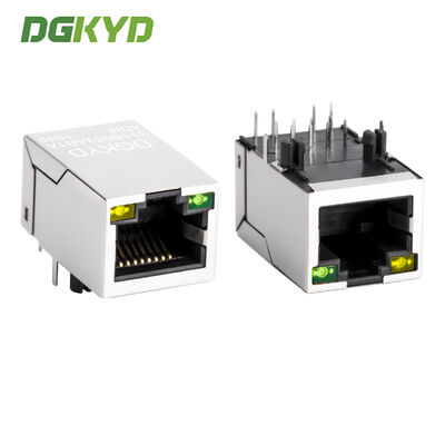 وصلة إثنر RJ45 محمية 100Mbps مع محول متكامل ومؤشرات LED