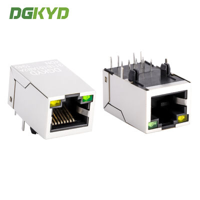موصل RJ45 بسرعة 100 ميجا بت في الثانية مع محول متكامل لواجهة الشبكة الصناعية