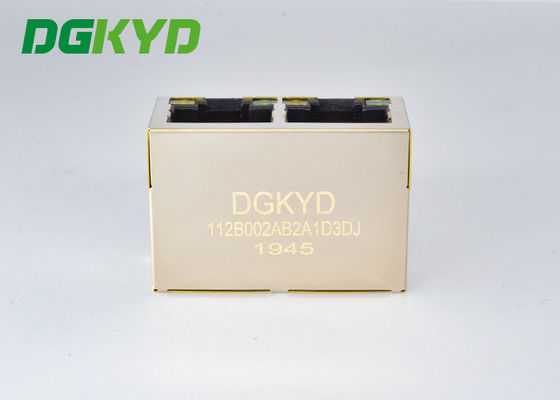 وحدات جاك 100 م BASE-T 1x2 2 Port RJ45