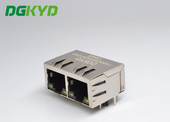 10P8C 2.5G RJ45 موصل إيثرنت مع محول جناح حزام مصباح